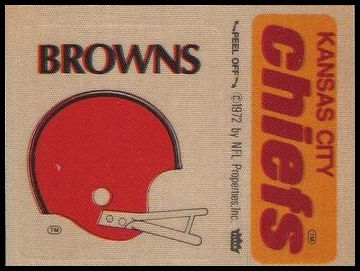 Cleveland Browns Helmet Kansas City Chiefs Name